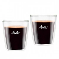 Dubultā stikla espresso glāzes Melitta 2 gab. 80 ml