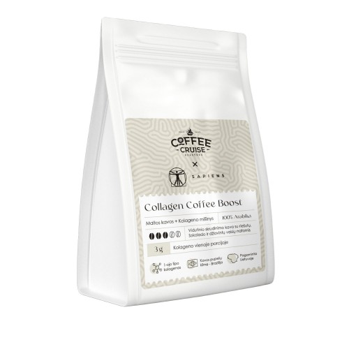 Malta kafija ar kolagēnu Coffee Cruise x Sapiens Collagen Coffee Boost 250g